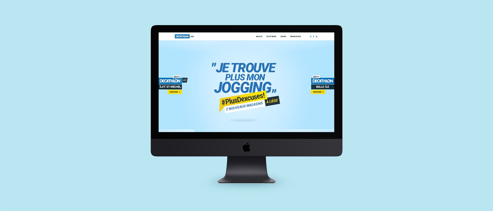 Décathlon - landing page